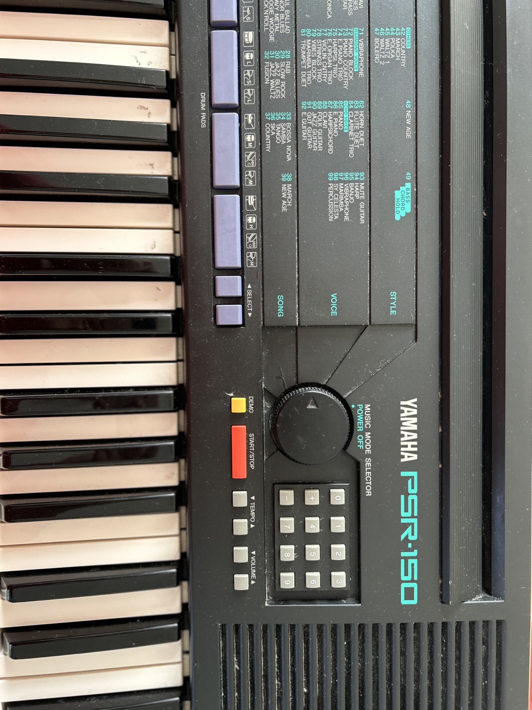 Yamaha PSR150 Keyboard - photo 3