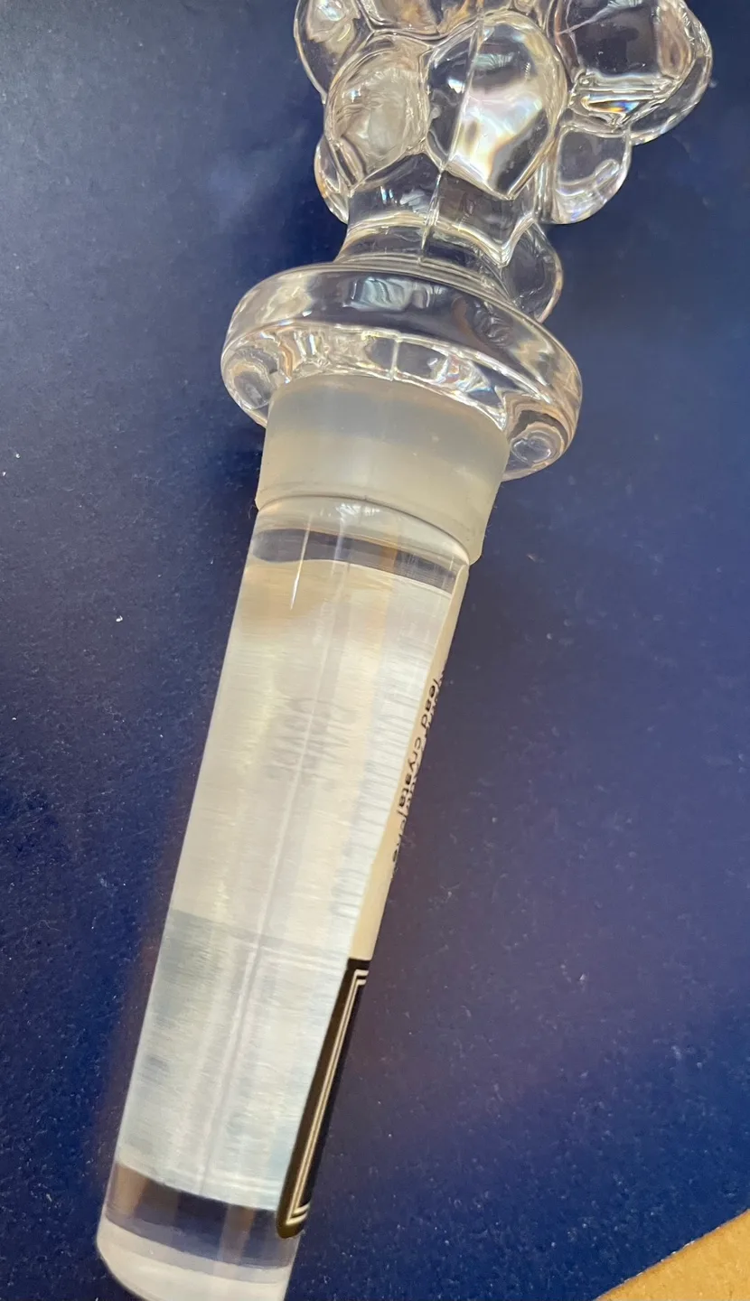 Mikasa Crystal Wine Bottle Stopper and Coaster Set image indicator(5)