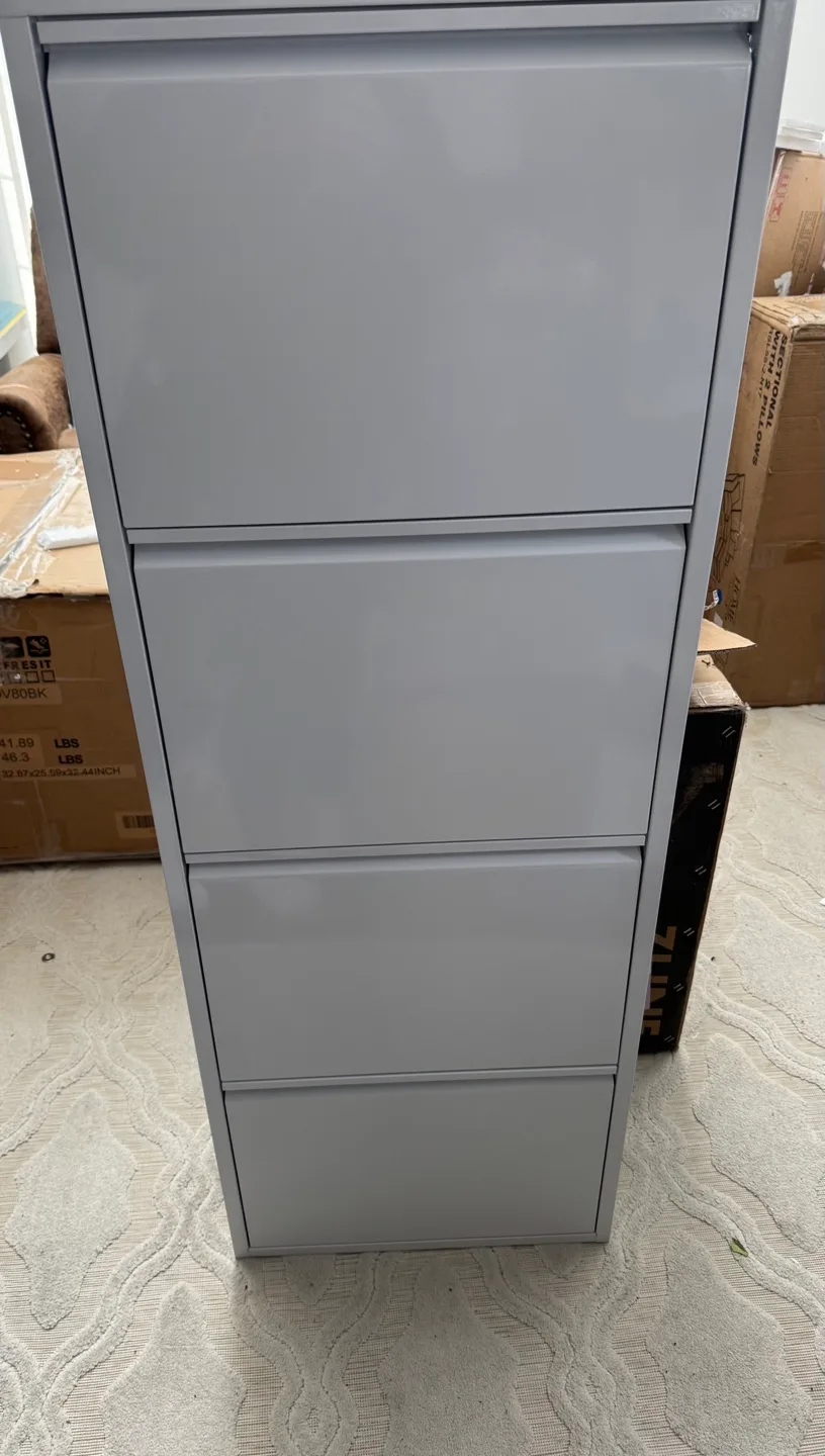 Brand new 4 Tier Flip Down Shoe Storage Cabinet image indicator(2)