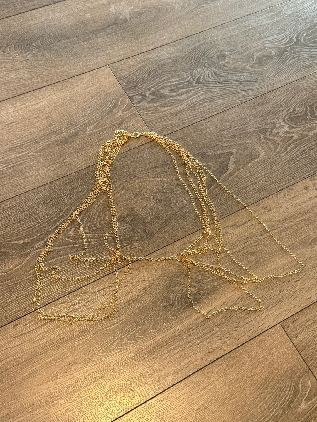 NEW Gold layered chain body harness image indicator(2)