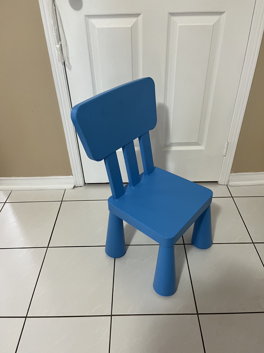 Children's Plastic Chair - Blue - photo 2