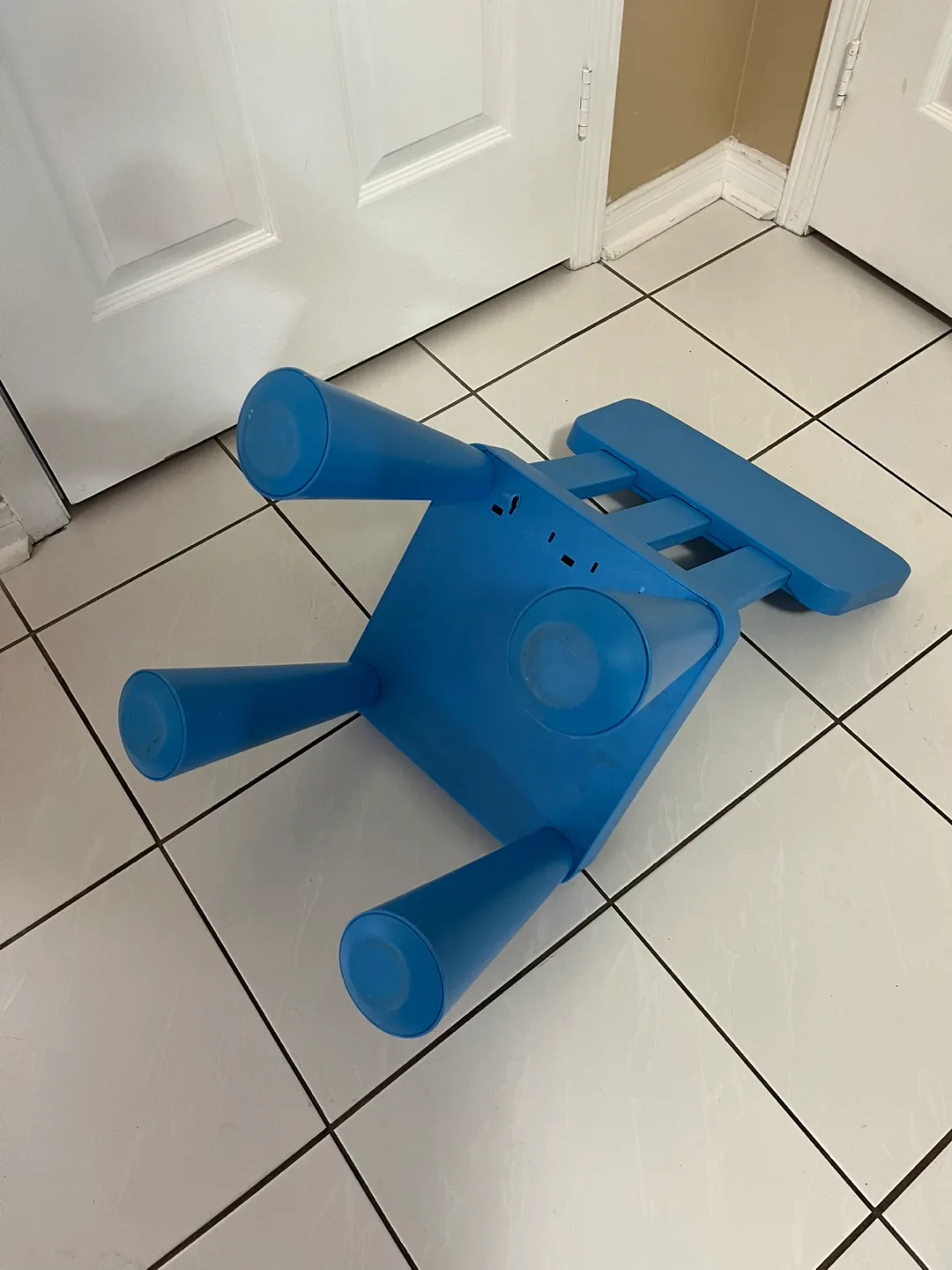 Children's Plastic Chair - Blue image indicator(3)