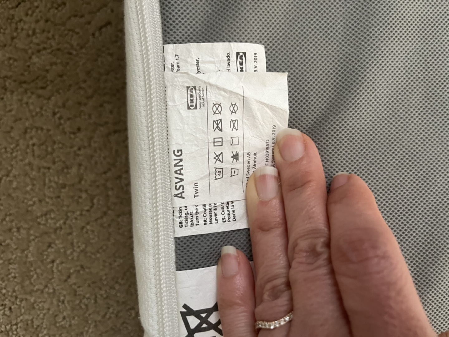 IKEA ASVANG Twin Mattress - photo 5