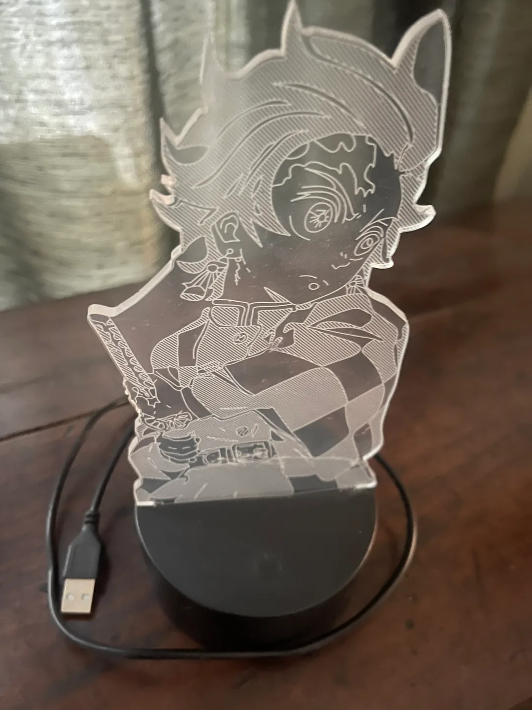 🧡Demon Slayer Tanjiro Kamado LED Night Light image indicator(2)