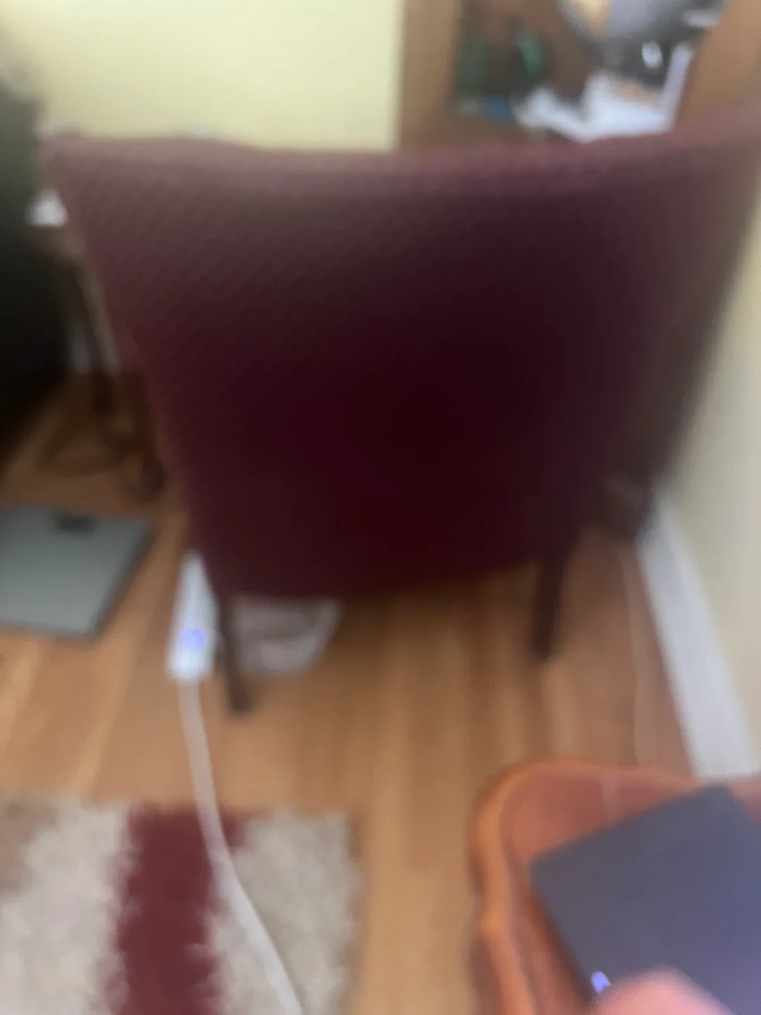 Vintage Burgundy Armchair image indicator(4)