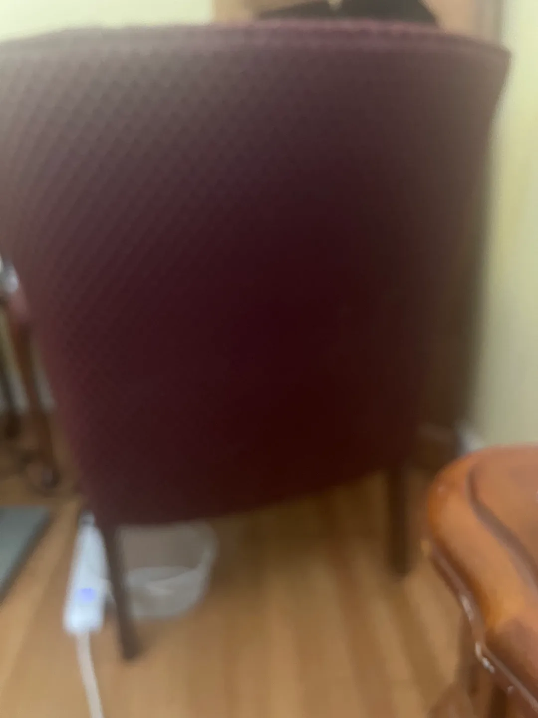 Vintage Burgundy Armchair image indicator(3)