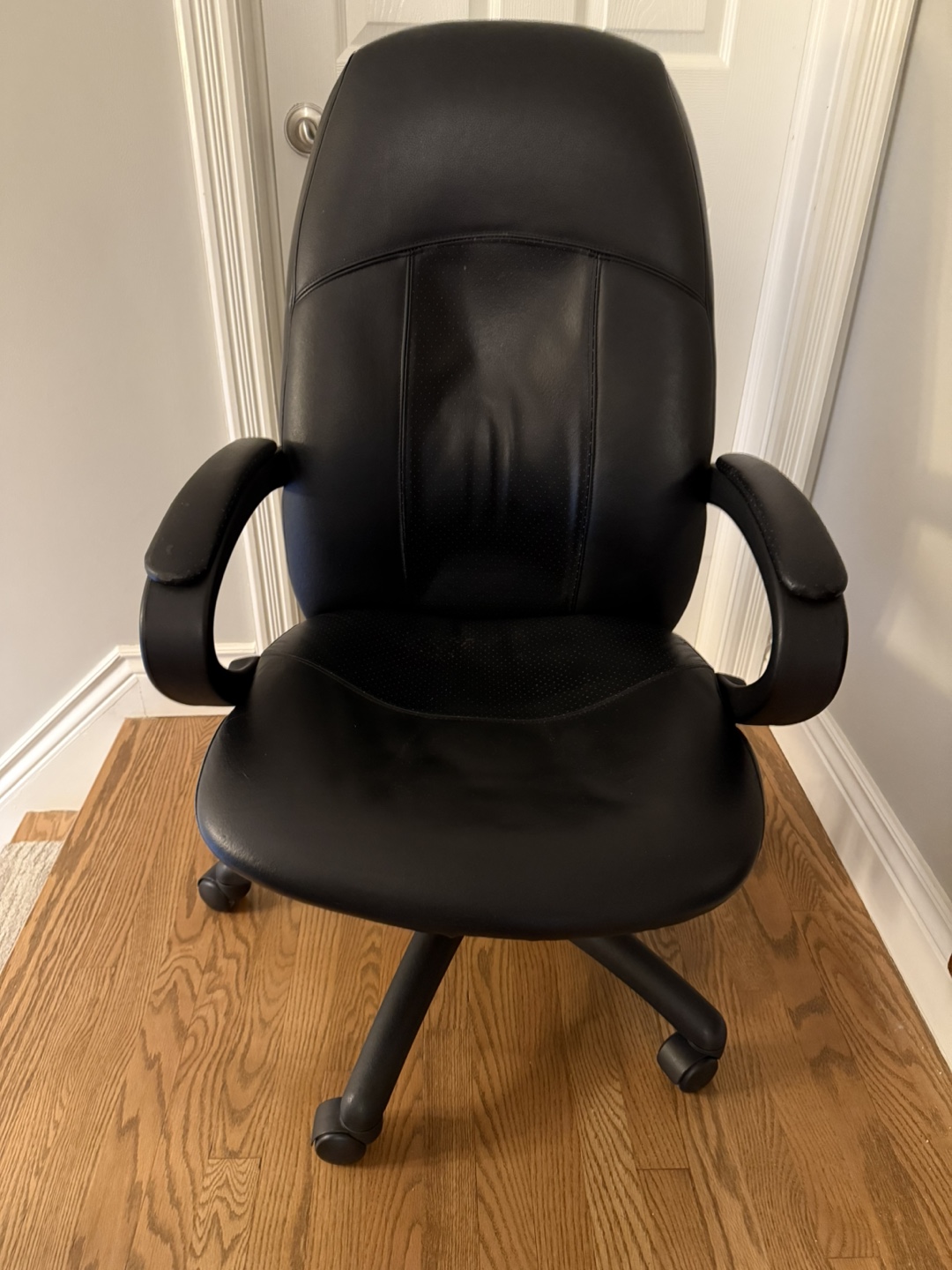 Black Leather Office Chair