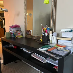 ikea malm dressing table black brown IKEA HEMNES dressing table with mirror, black-brown, 43 1/4x17 3/4