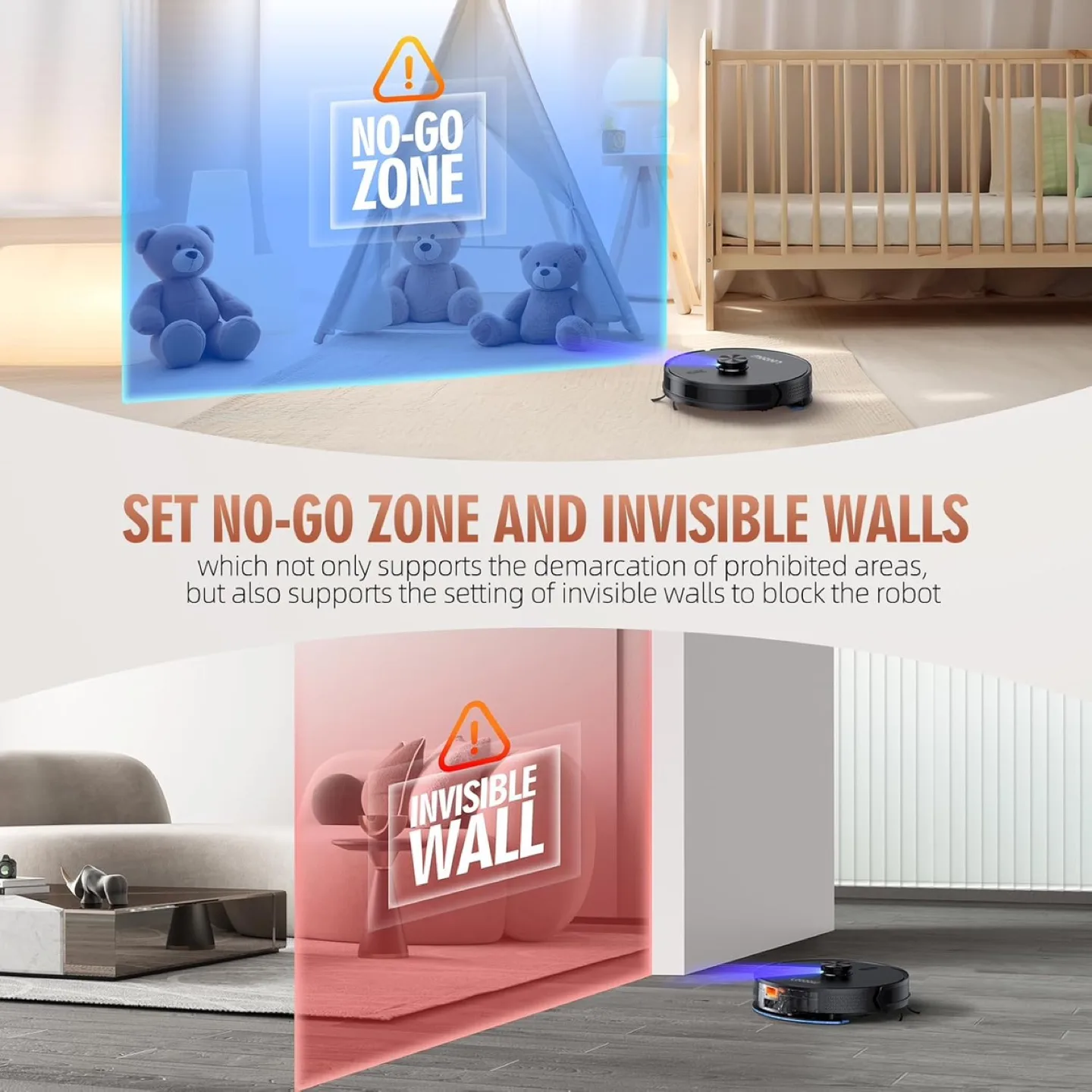 3-in-1 Robot Vacuum and Mop with Self-Empty Base image indicator(5)