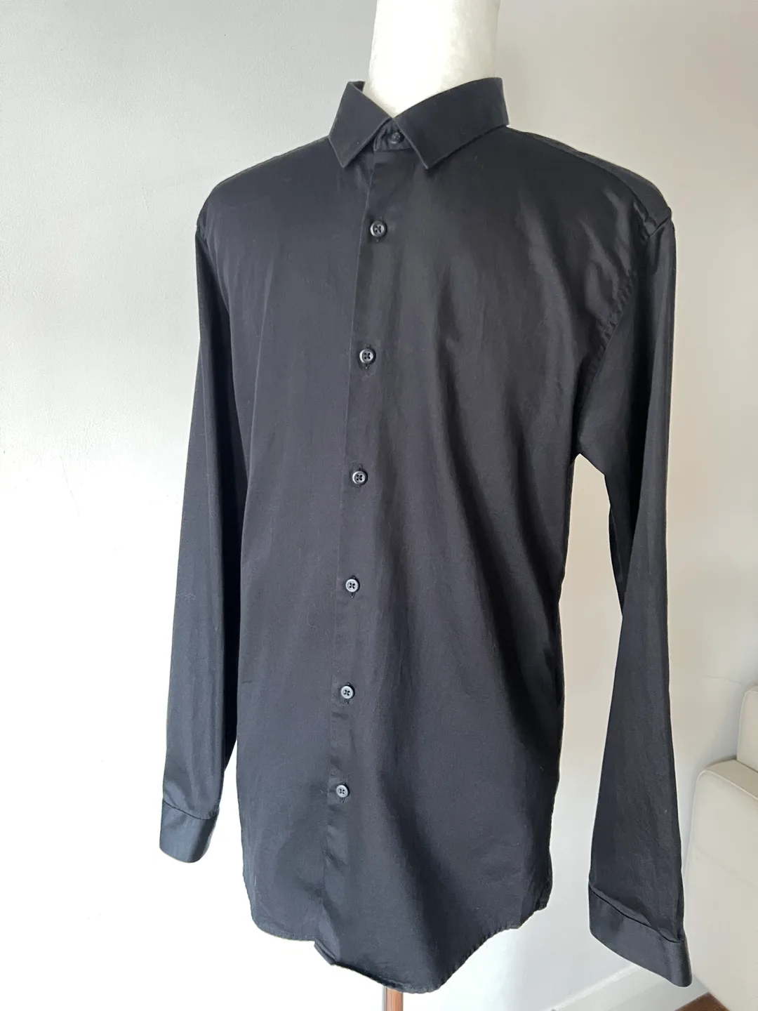 Men's Black Topman Premium Dress Shirt image indicator(5)