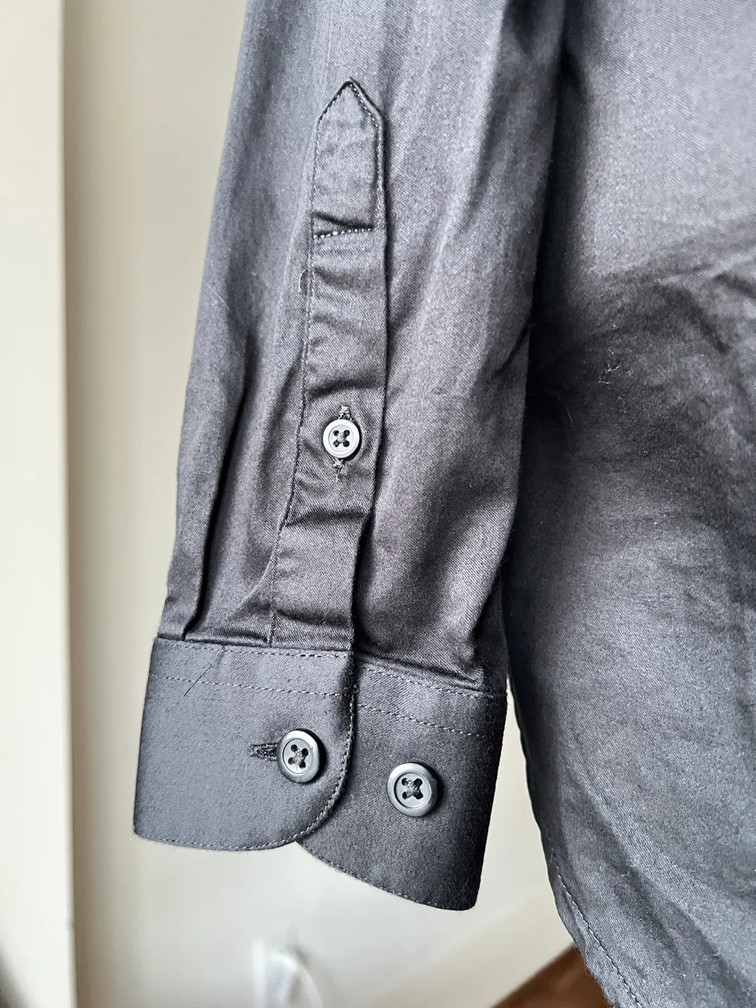 Men's Black Topman Premium Dress Shirt image indicator(6)