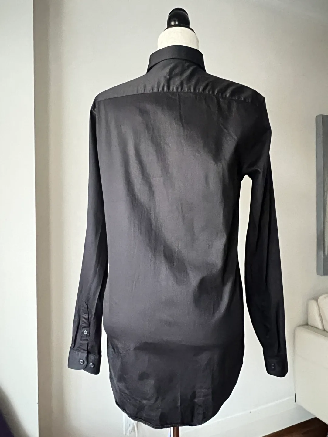 Men's Black Topman Premium Dress Shirt image indicator(3)