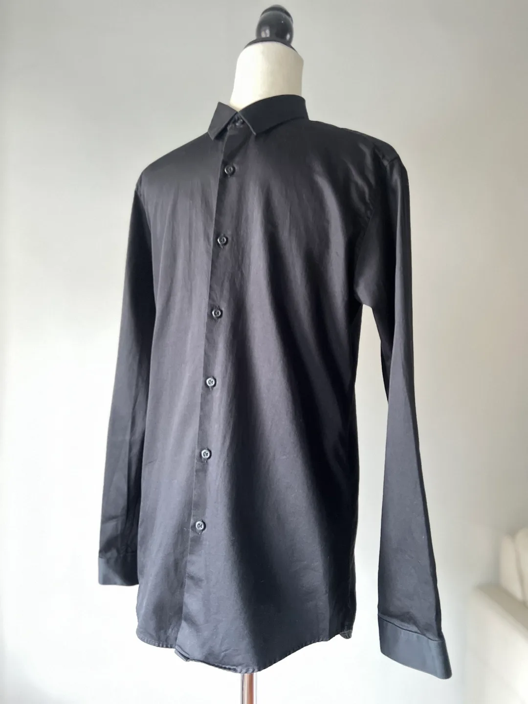 Men's Black Topman Premium Dress Shirt image indicator(2)