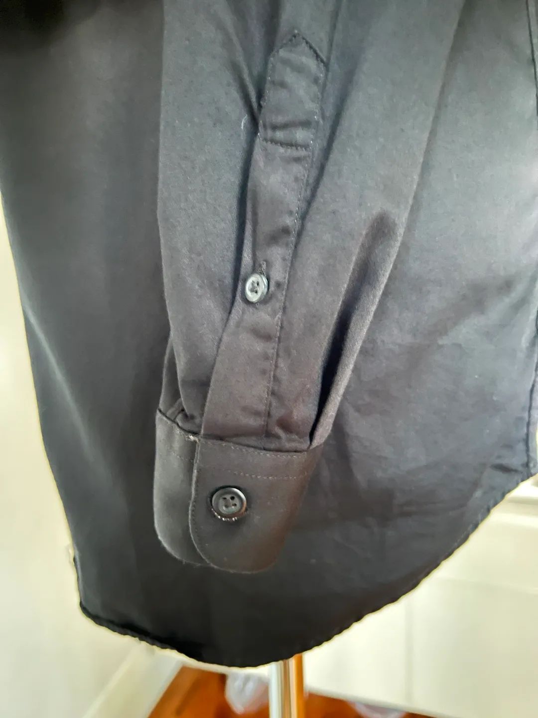 Men's Black Topman Premium Dress Shirt image indicator(7)