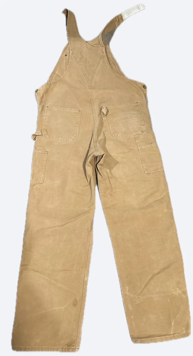 Carhartt Men's Brown Duck Bib Overalls image indicator(2)