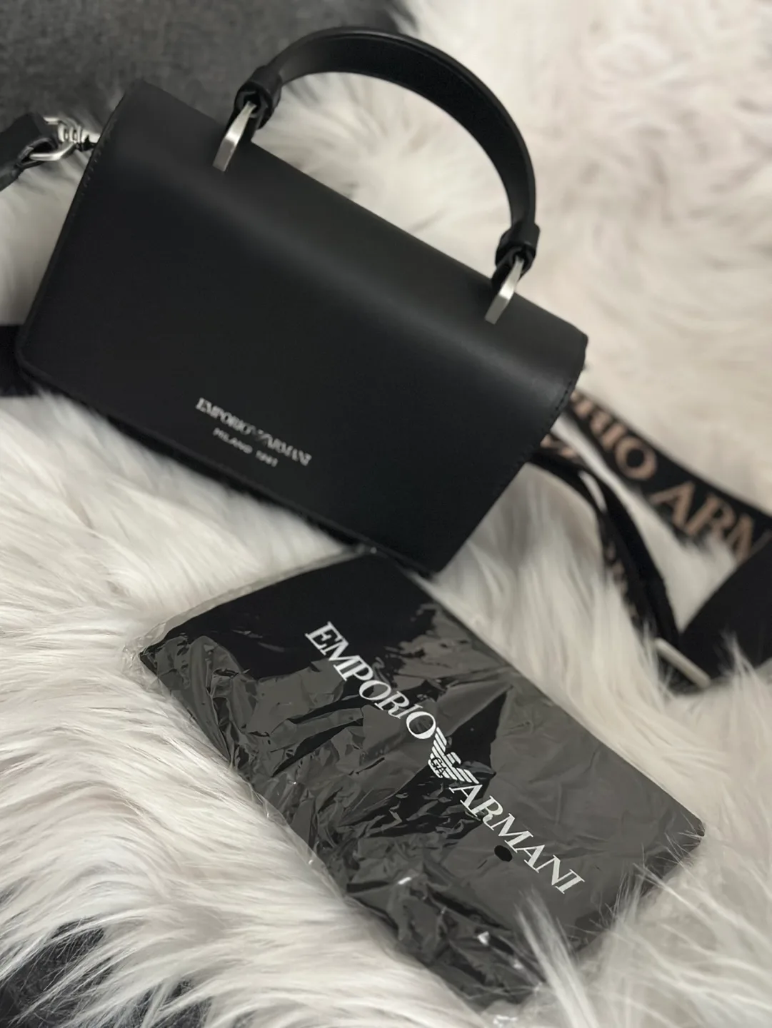 Emporio Armani Black Crossbody Bag image indicator(5)