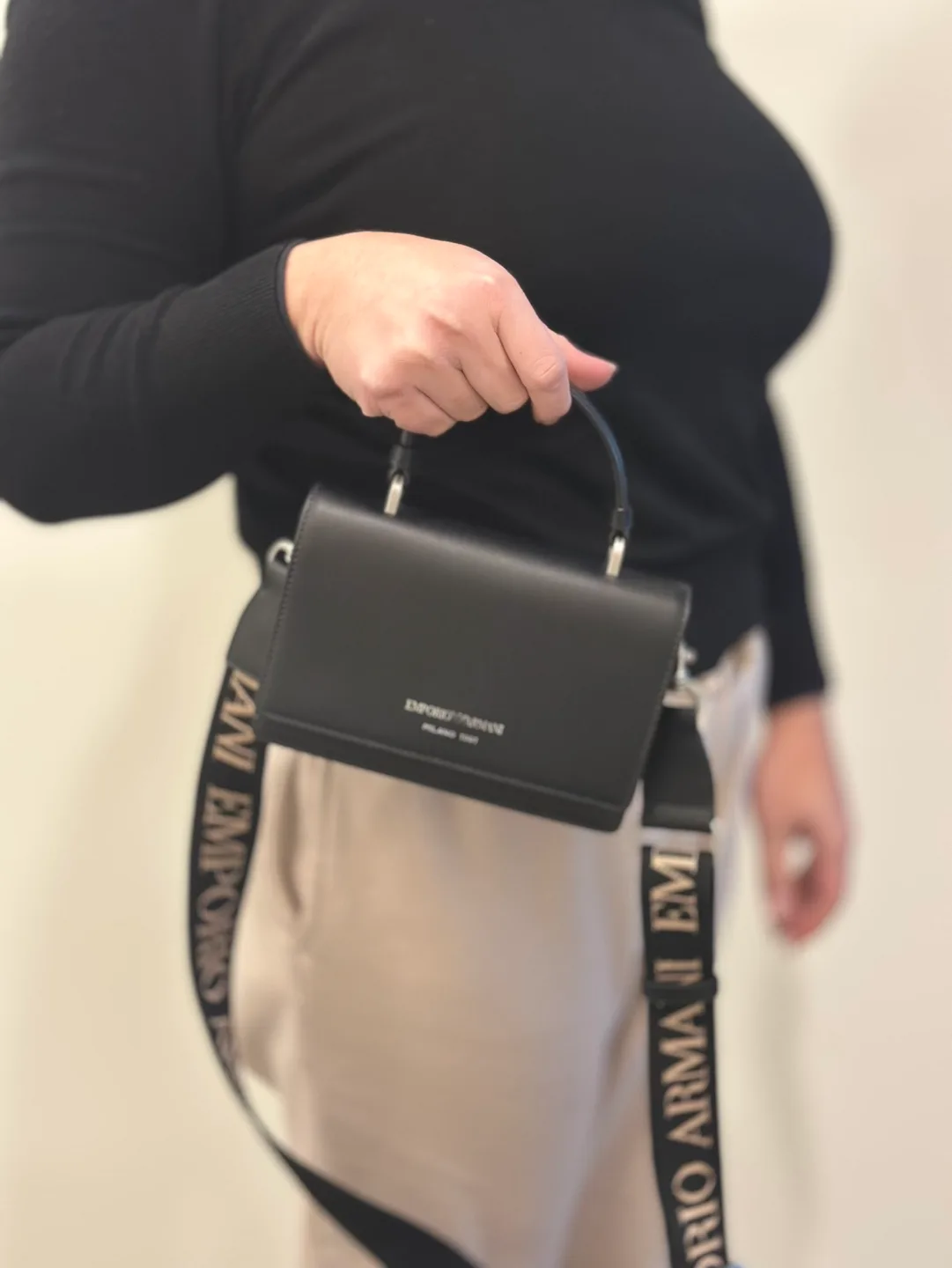 Emporio Armani Black Crossbody Bag image indicator(3)