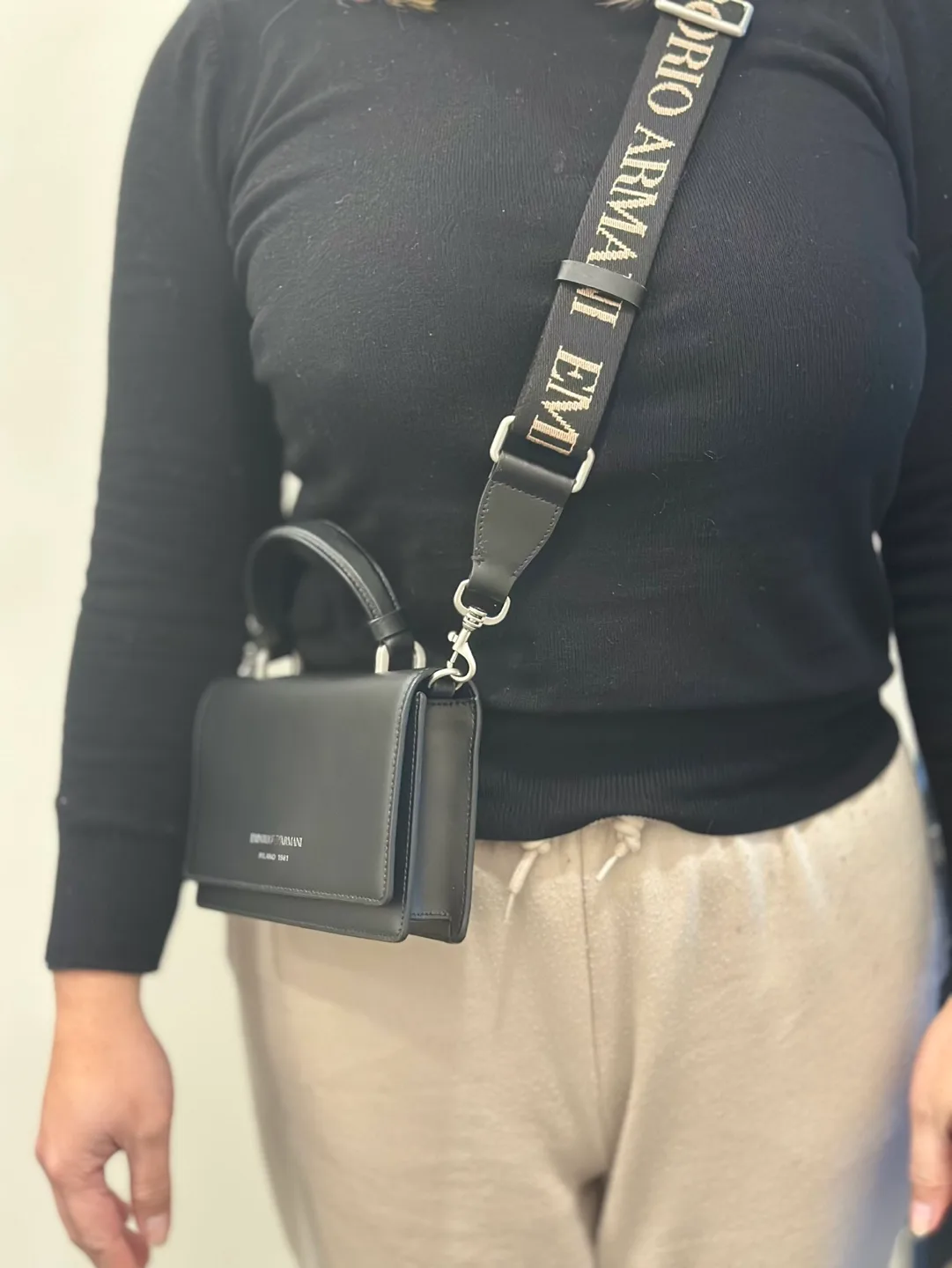 Emporio Armani Black Crossbody Bag image indicator(2)