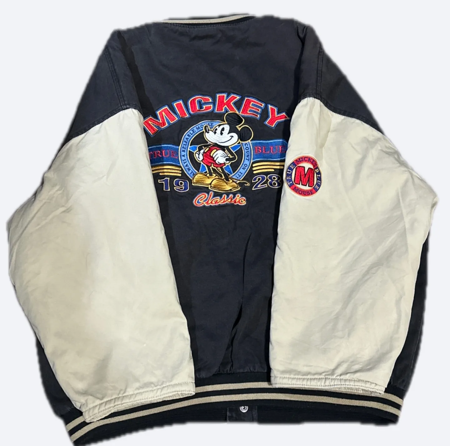 Vintage Mickey Mouse 1928-1998 Classic Baseball Jacket image indicator(2)