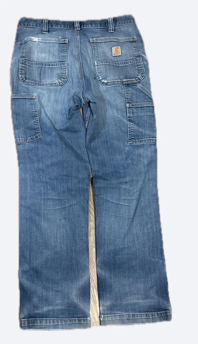 Men's Carhartt Carpenter Jeans - Distressed image indicator(2)