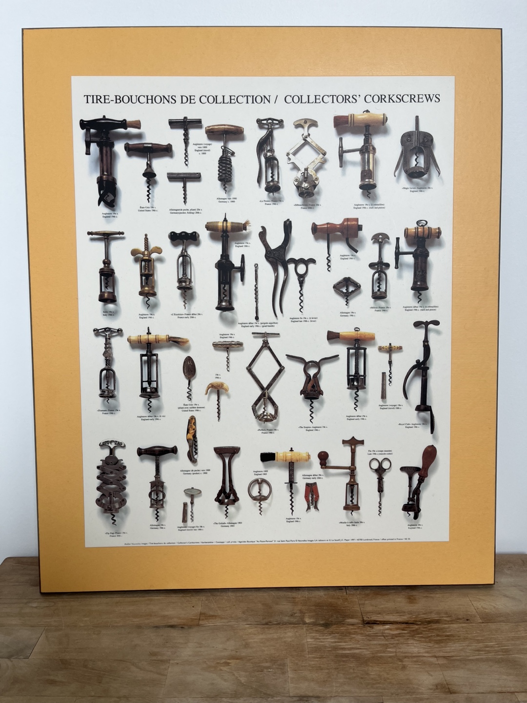 Framed Collectors' Corkscrews Print