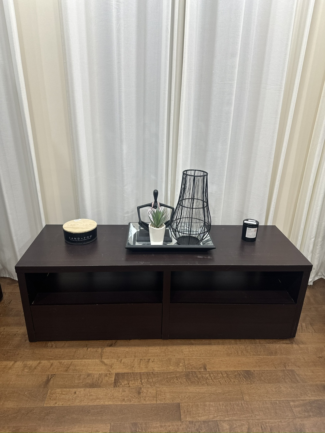 Dark Brown Media Console