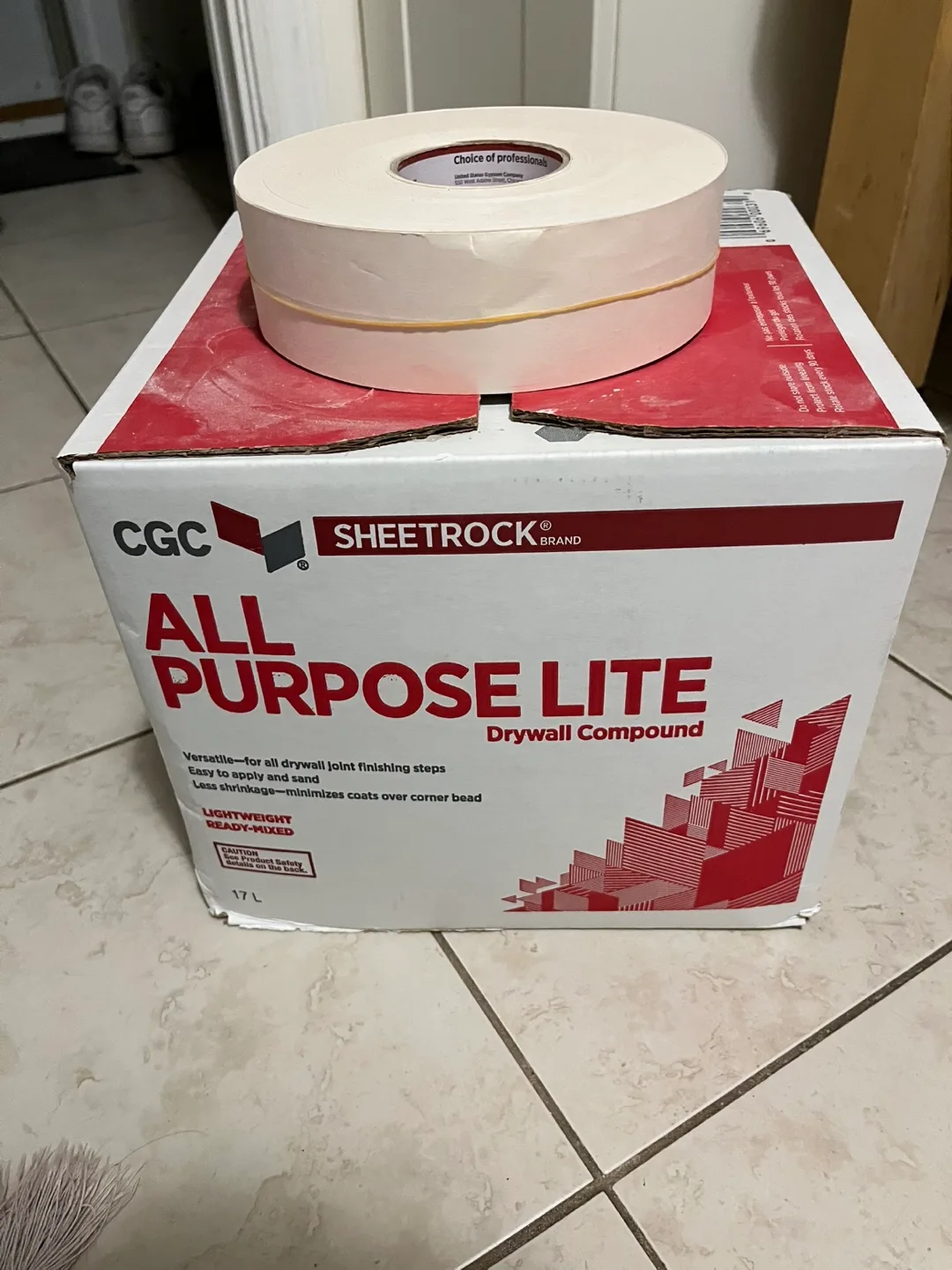 Drywall Tape and Drywall Compound image indicator(2)