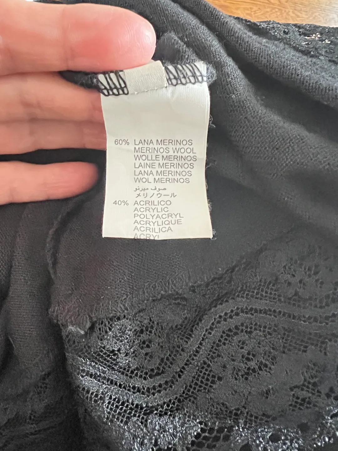 Black Lace Trim Cami Top image indicator(9)