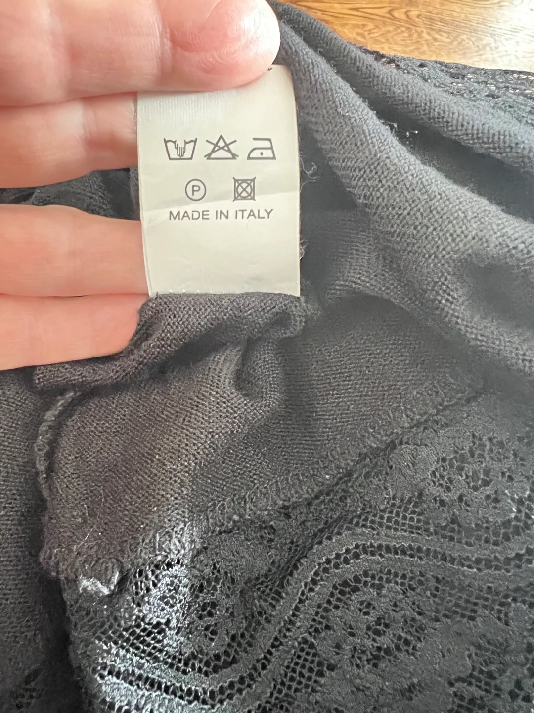 Black Lace Trim Cami Top image indicator(10)