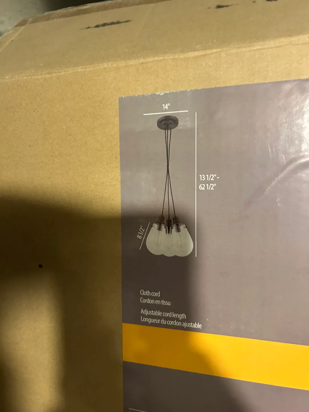 Ganagher 3-Light Chandelier image indicator(2)