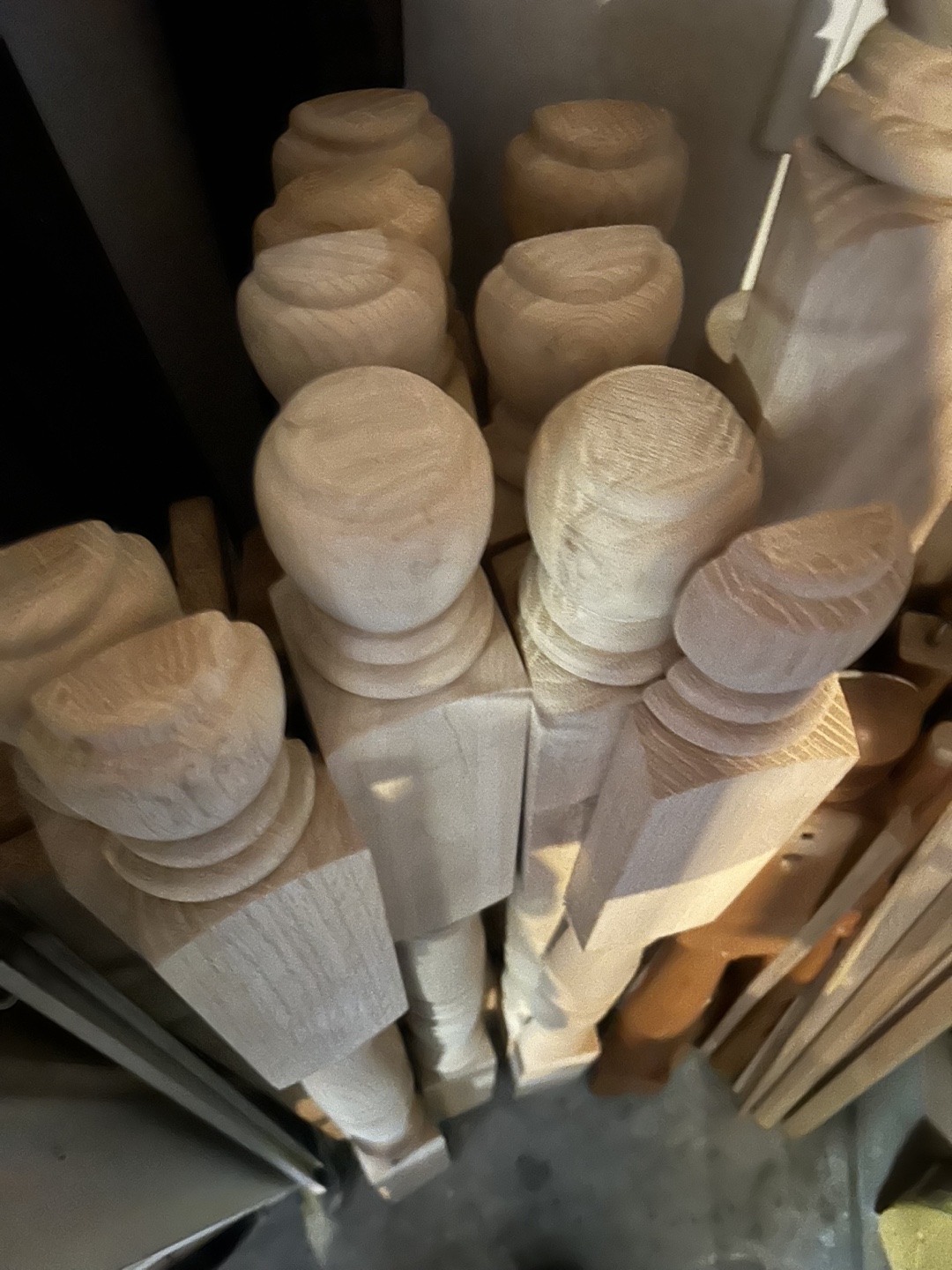 Unfinished Wooden Balusters