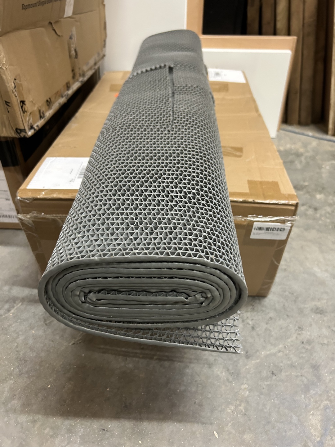 Grey Plastic Matting - 36" x 120"