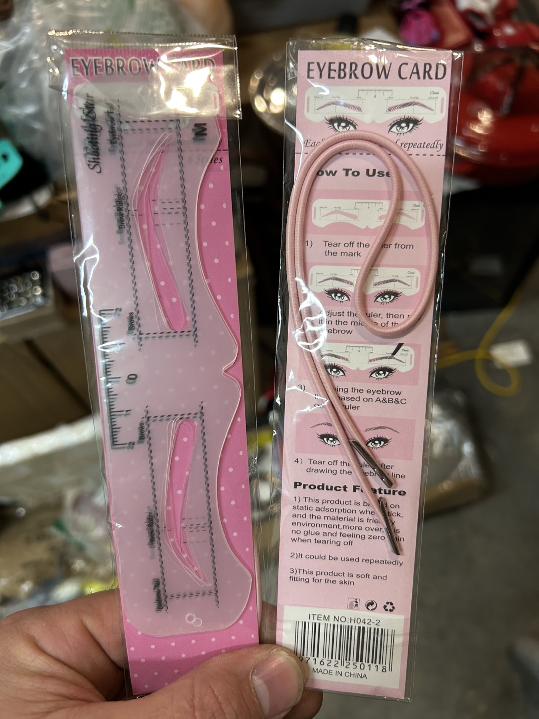 Eyebrow Stencil & Shaping Card Set
