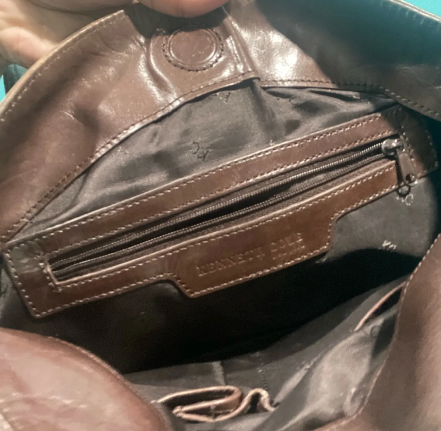 Kenneth Cole Women’s Leather Handbag 🧡 image indicator(6)