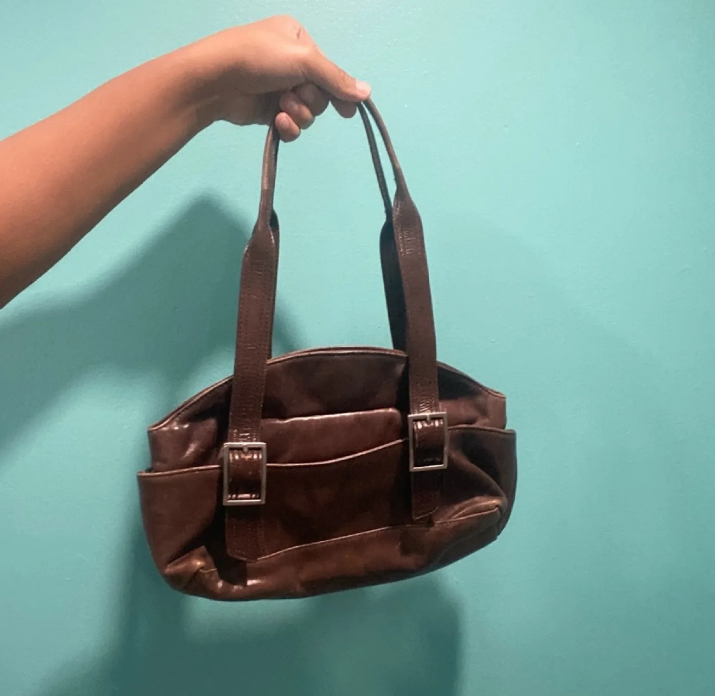 Kenneth Cole Women’s Leather Handbag 🧡 image indicator(8)