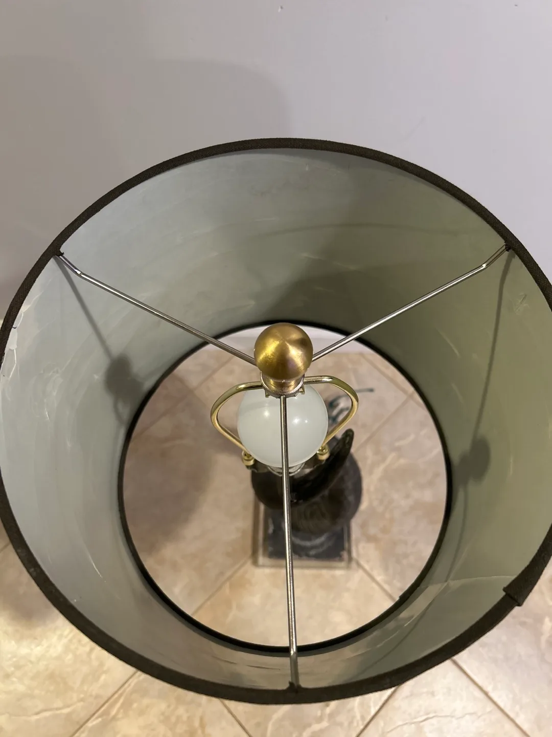 Vintage - Faux Kudu Horn Contemporary Lamp image indicator(8)