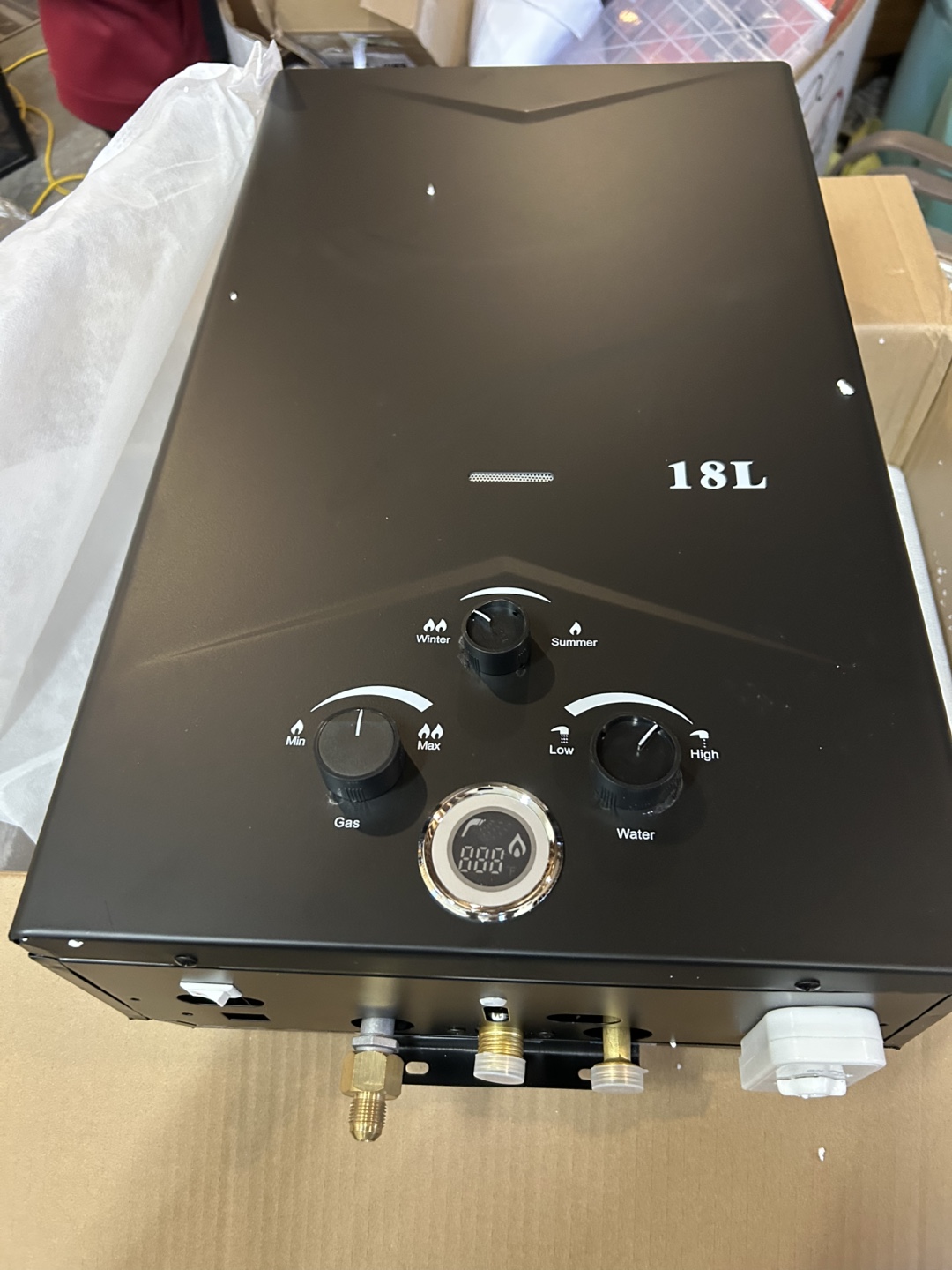 Portable Tankless Gas Water Heater - 18L