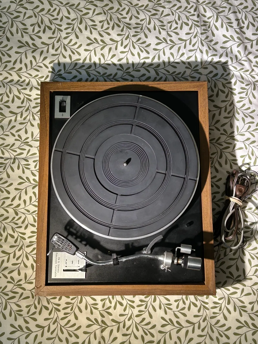 Electra BD-2000 Belt Drive Turntable, Shure M92e Cartridge image indicator(2)