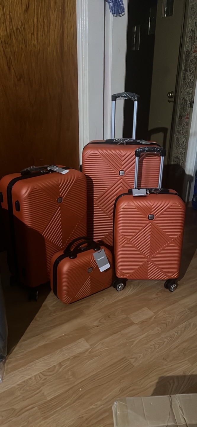 Tripcomp 4-Piece Luggage Set - Dark Orange - photo 4