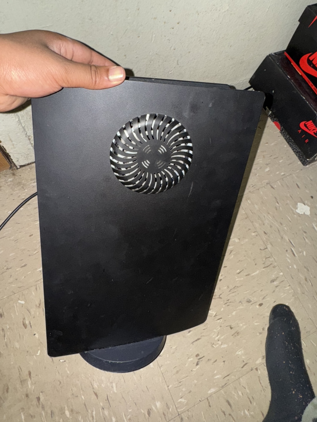 Ps5 with black plate
