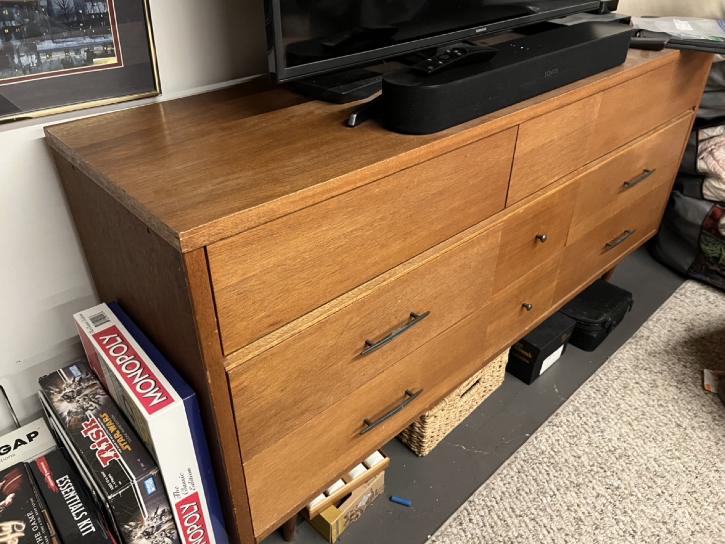 Mid century modern dresser