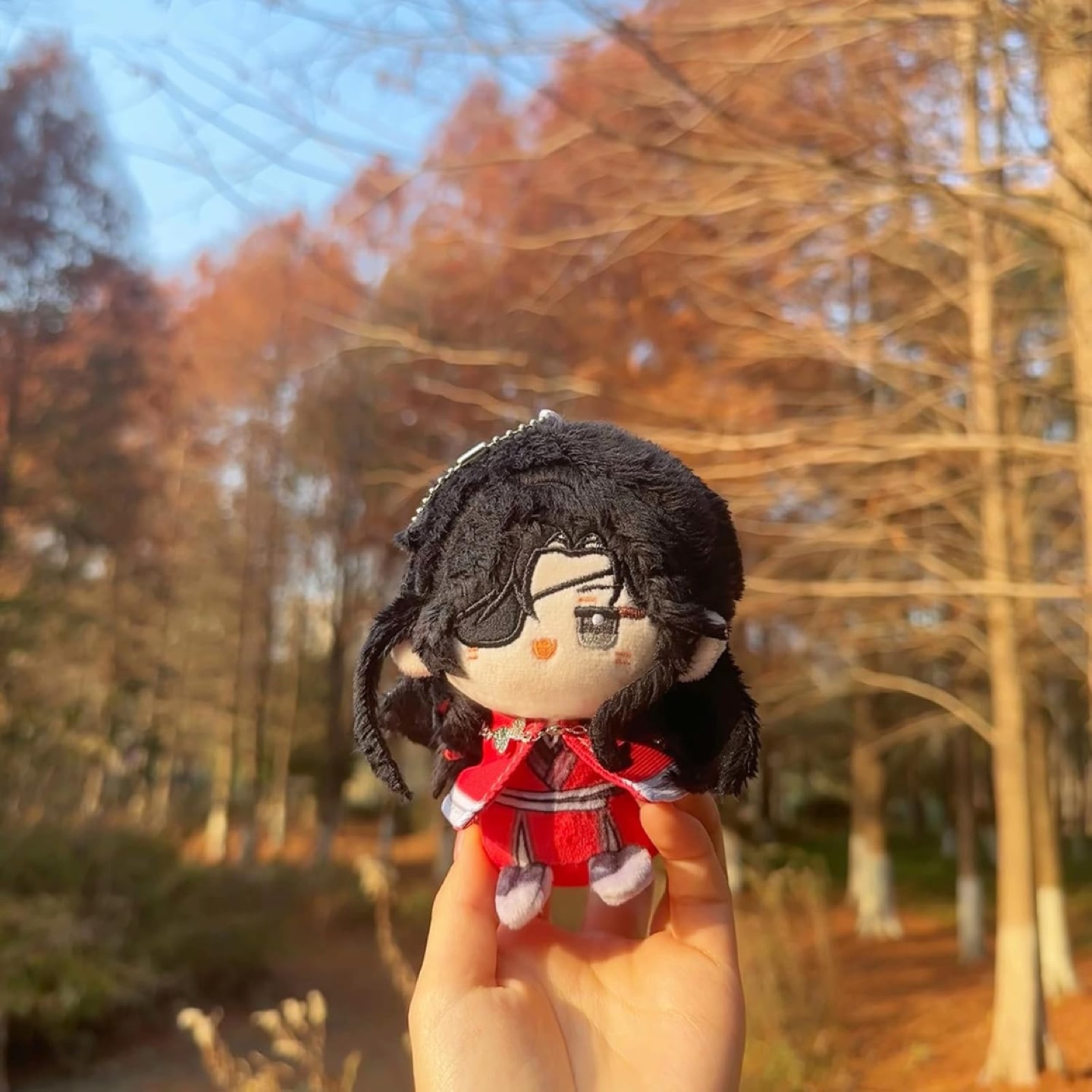 CALEMBOU Tgcf Hua Cheng Chibi Plush Keychain - photo 4