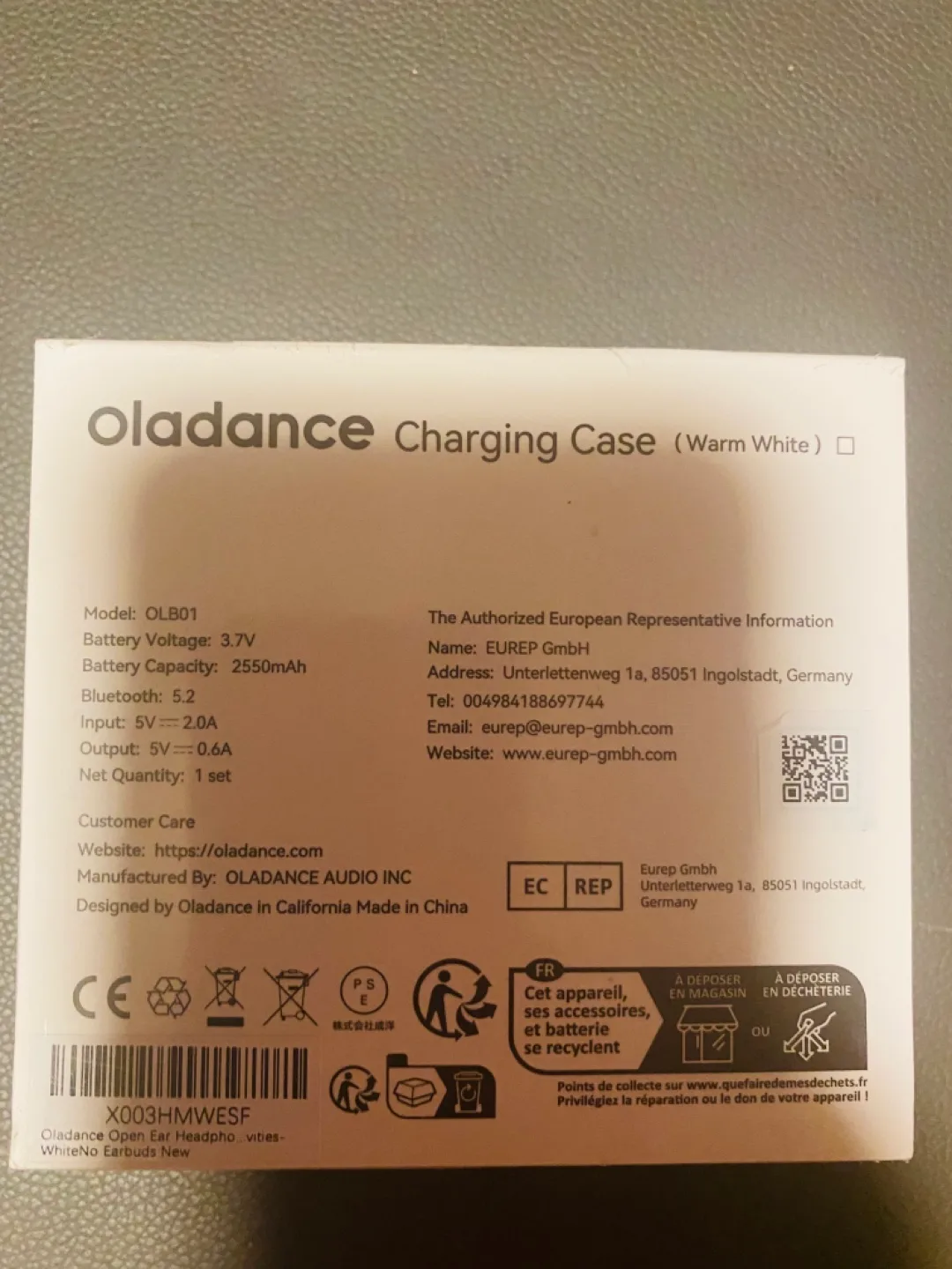 OlaDance Charging Case (Warm White) image indicator(3)