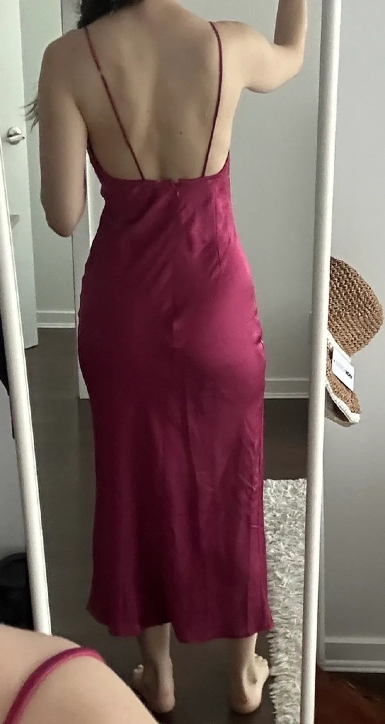 Lioness Walk The Line Magenta Midi Dress image indicator(5)