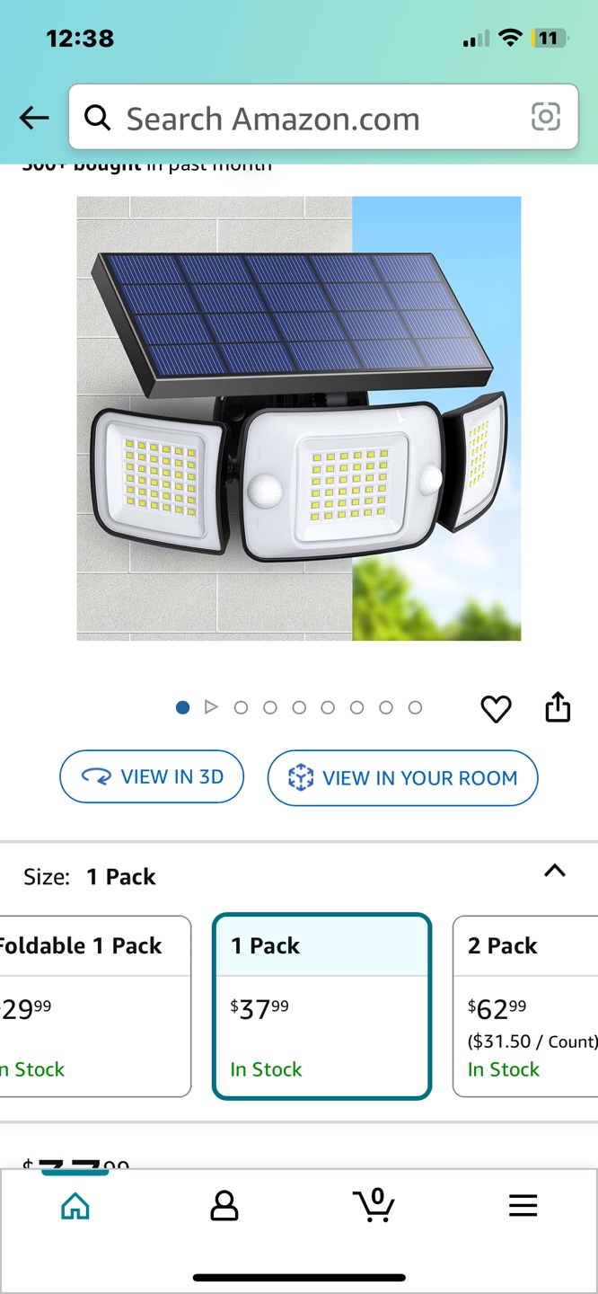 Solar security light with motion sensor - photo 2