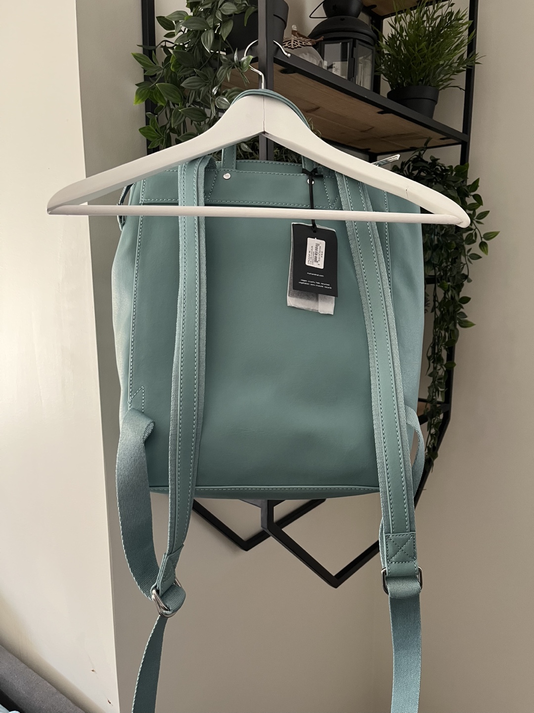 Matt & Nat Teal Vegan leather backpack - photo 2