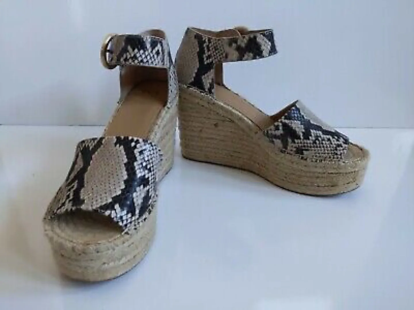 Marc Fisher LTD Alida Espadrille Platform Wedge Shoes image indicator(3)