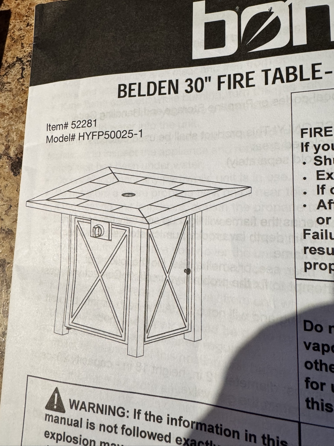 Fire pit (table) - photo 2