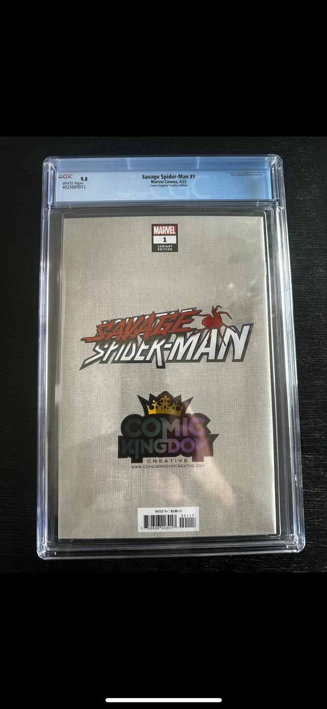 Savage Spider-Man #1 Comic Kingdom  "Virgin" Edition CGC 9.8 image indicator(2)