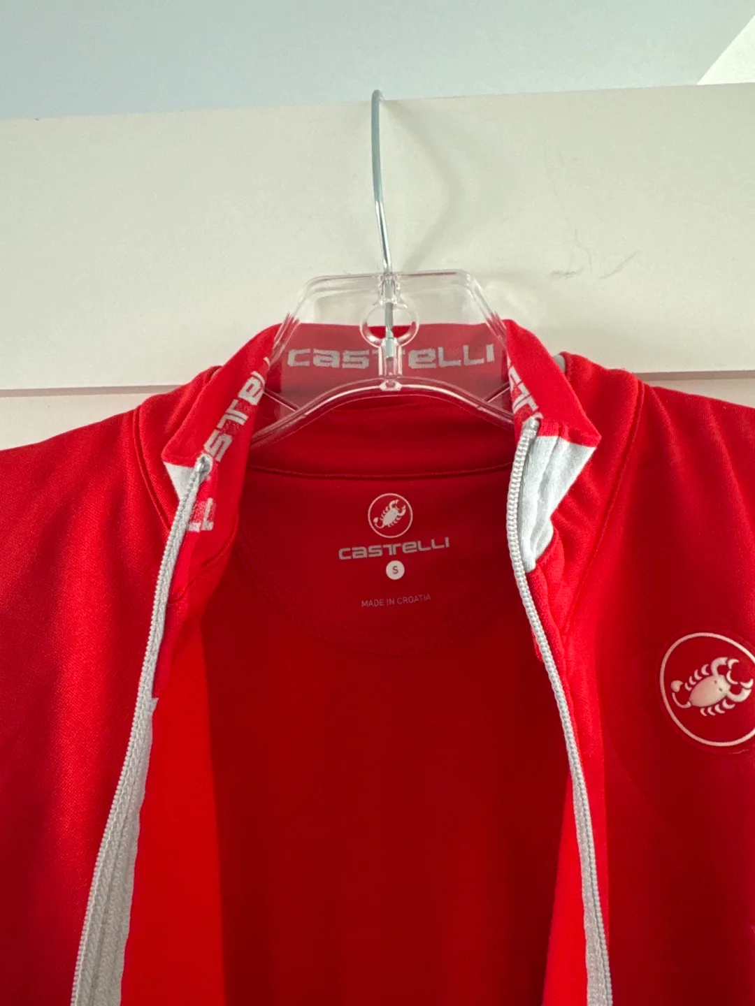 Castelli Red Cycling Jersey - Size S image indicator(3)